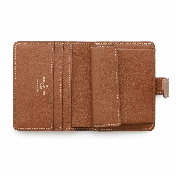 ルイヴィトン 二つ折り財布 カーフレザー ポルトフォイユ・ロウキー・コンパクト M12148 LOUIS VUITTON