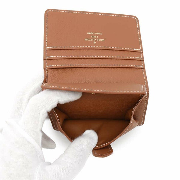 ルイヴィトン 二つ折り財布 カーフレザー ポルトフォイユ・ロウキー・コンパクト M12148 LOUIS VUITTON