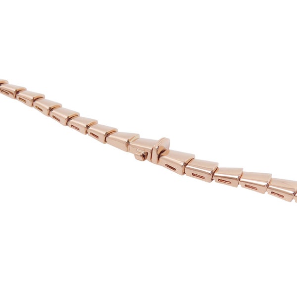 ブルガリ ネックレス セルペンティ ヴァイパー ダイヤモンド 計0.41ct K18PGピンクゴールド サイズL 357864 BVLGARI