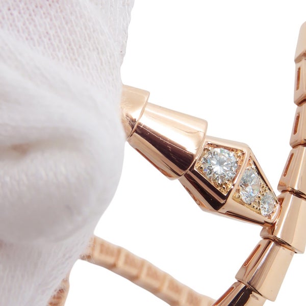 ブルガリ ネックレス セルペンティ ヴァイパー ダイヤモンド 計0.41ct K18PGピンクゴールド サイズL 357864 BVLGARI