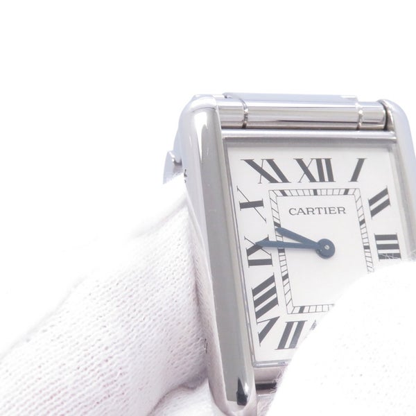 カルティエ タンク マスト LM WSTA0052 Cartier 腕時計 シルバー文字盤
