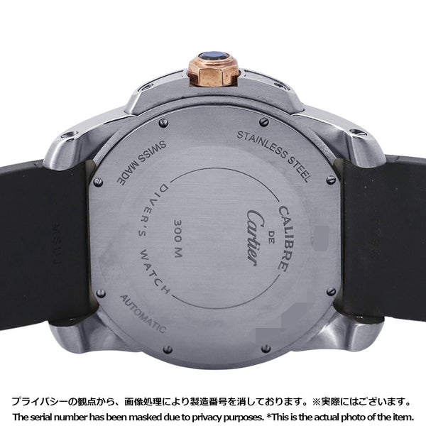 カルティエ カリブル ドゥ カルティエ ダイバー W7100055 Cartier 腕時計 黒文字盤