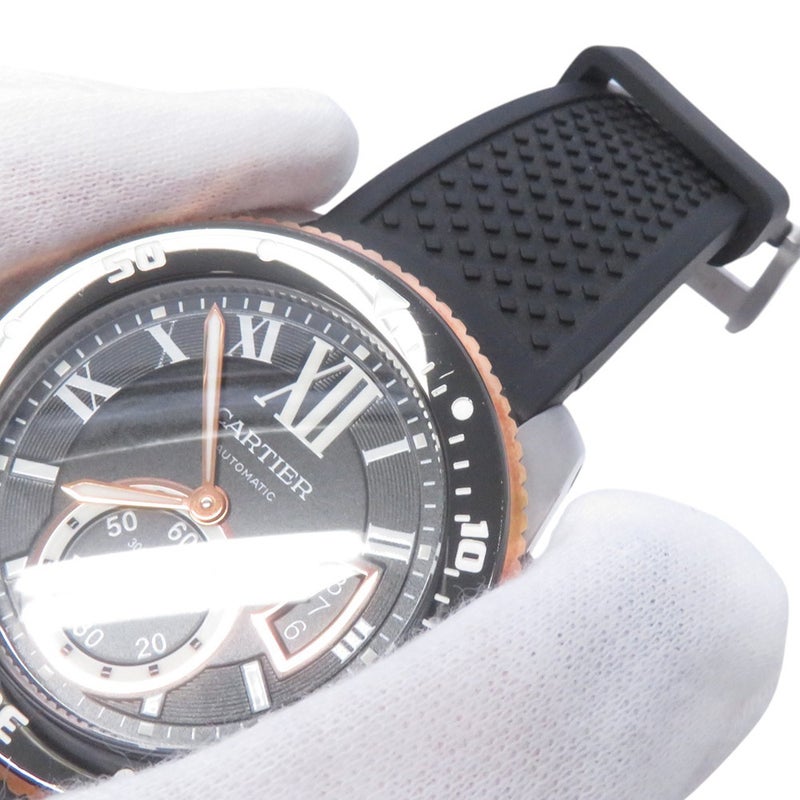 カルティエ カリブル ドゥ カルティエ ダイバー W7100055 Cartier 腕時計 黒文字盤