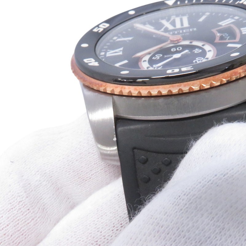 カルティエ カリブル ドゥ カルティエ ダイバー W7100055 Cartier 腕時計 黒文字盤