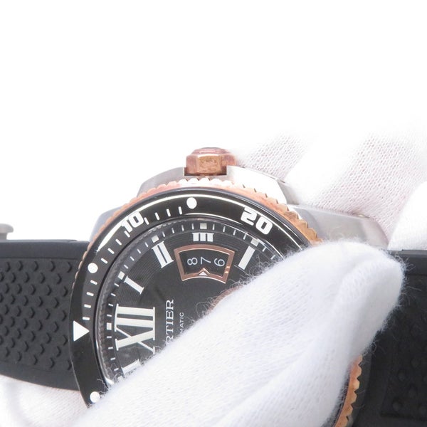 カルティエ カリブル ドゥ カルティエ ダイバー W7100055 Cartier 腕時計 黒文字盤