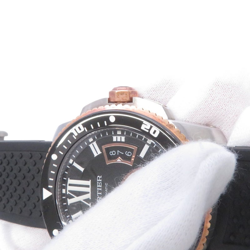 カルティエ カリブル ドゥ カルティエ ダイバー W7100055 Cartier 腕時計 黒文字盤