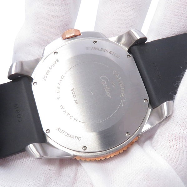カルティエ カリブル ドゥ カルティエ ダイバー W7100055 Cartier 腕時計 黒文字盤
