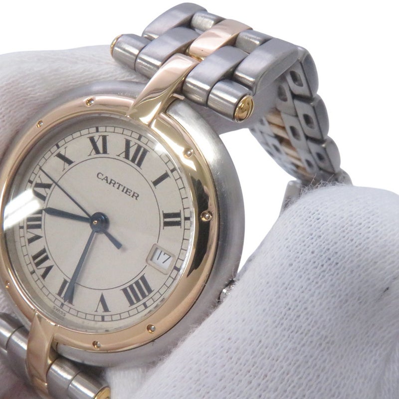 カルティエ パンテール ヴァンドーム LM 83084242 Cartier 腕時計 クォーツ アイボリー文字盤