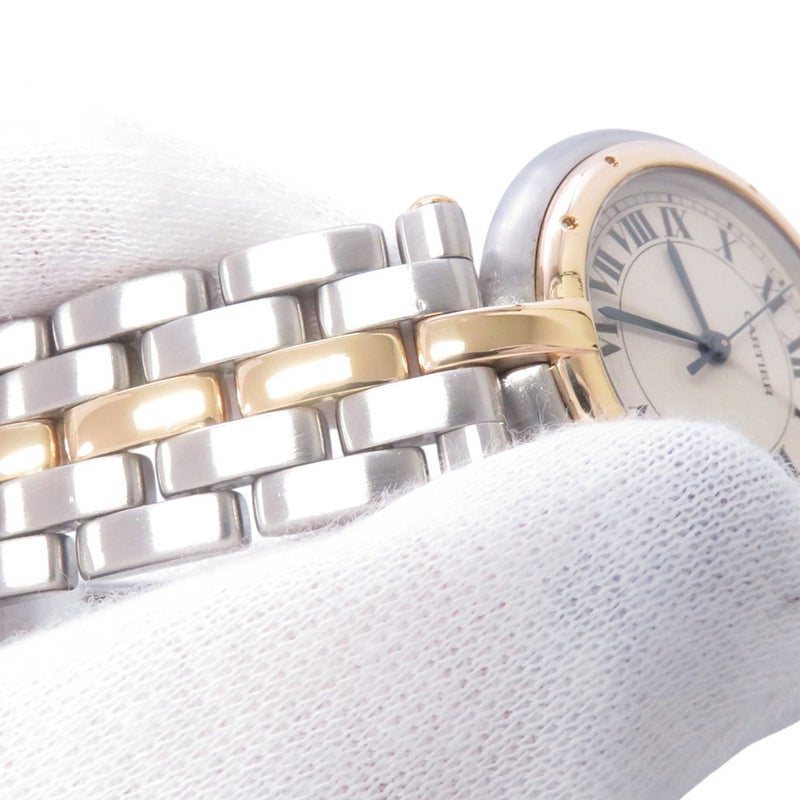 カルティエ パンテール ヴァンドーム LM 83084242 Cartier 腕時計 クォーツ アイボリー文字盤