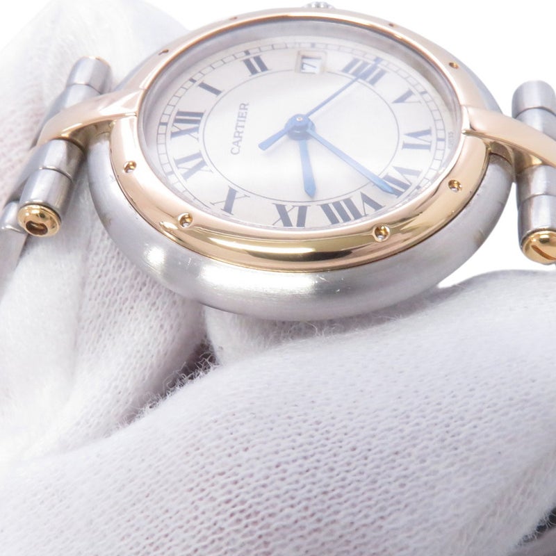 カルティエ パンテール ヴァンドーム LM 83084242 Cartier 腕時計 クォーツ アイボリー文字盤