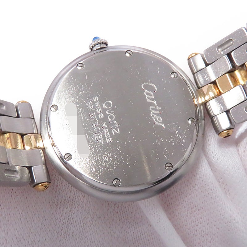 カルティエ パンテール ヴァンドーム LM 83084242 Cartier 腕時計 クォーツ アイボリー文字盤