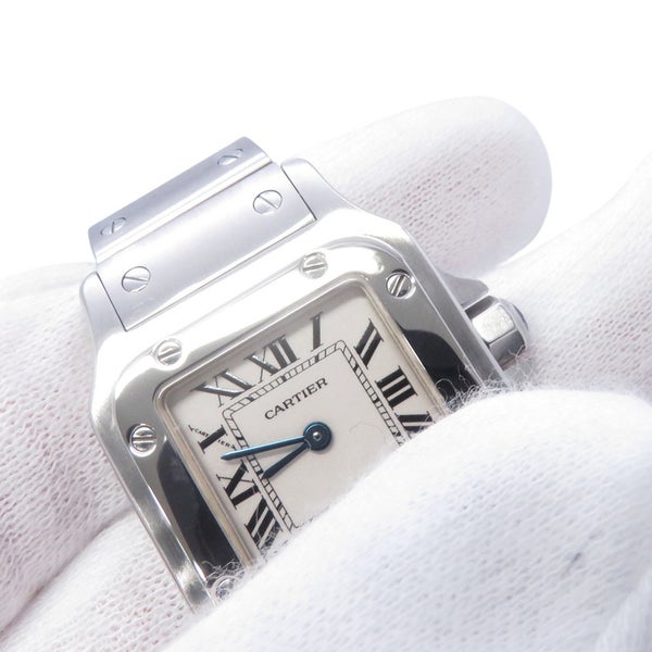 カルティエ サントスガルベ SM W20056D6 Cartier 腕時計 ウォッチ クォーツ 白文字盤