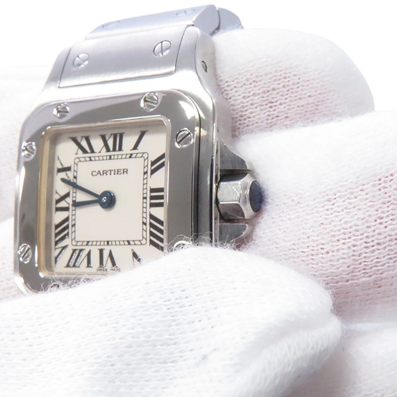 カルティエ サントスガルベ SM W20056D6 Cartier 腕時計 ウォッチ クォーツ 白文字盤