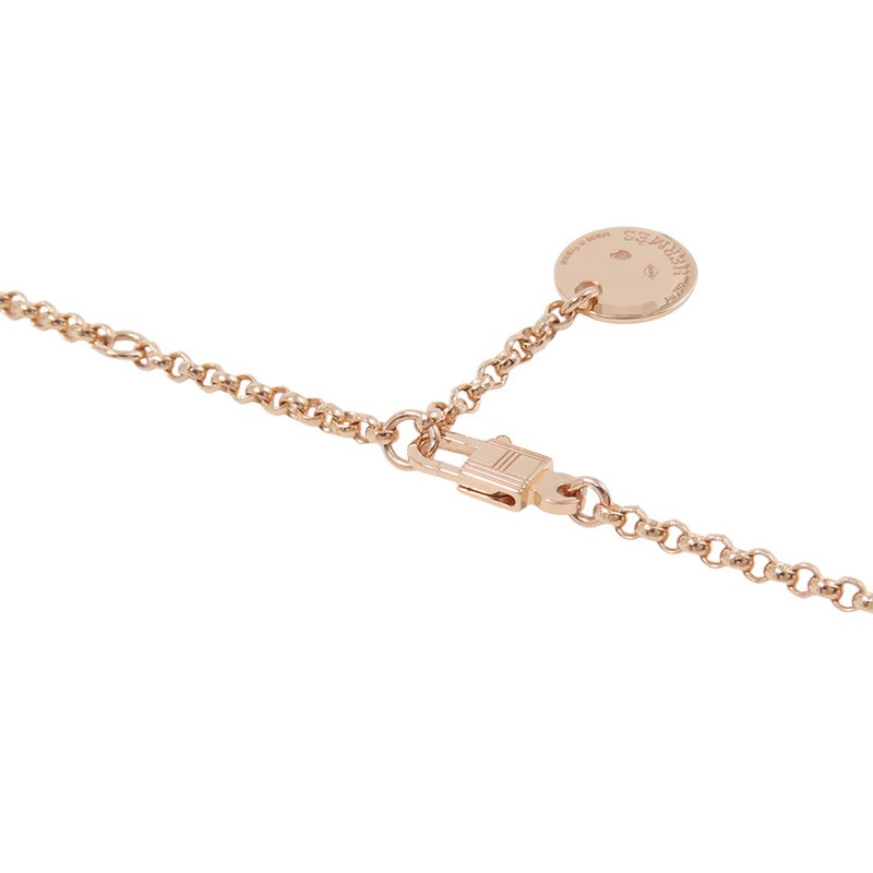 エルメス ネックレス ケリー・クロシェット PM ダイヤモンド 104P 計0.53ctct K18PGピンクゴールド HERMES ペンダント