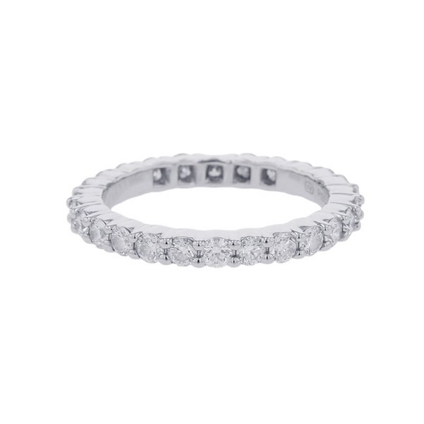 ハリーウィンストン リング プロングセット フルエタニティ ダイヤ 26P 計約1.3ct Pt950 サイズ約14号 WBDPRDS05SP05 指輪