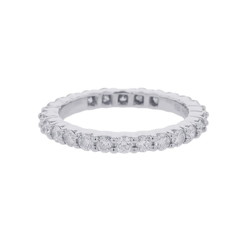 ハリーウィンストン リング プロングセット フルエタニティ ダイヤ 26P 計約1.3ct Pt950 サイズ約14号 WBDPRDS05SP05 指輪