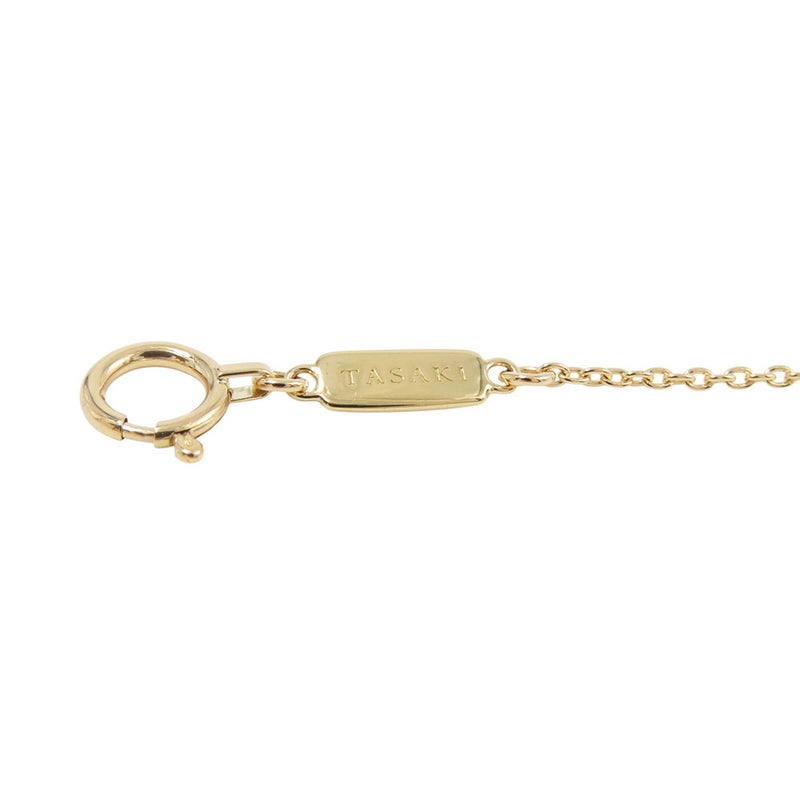 タサキ ネックレス プチ バランス ソロ あこや真珠 パール ダイヤモンド 1P 0.13ct K18YG P-16743-4-18KYG TASAKI