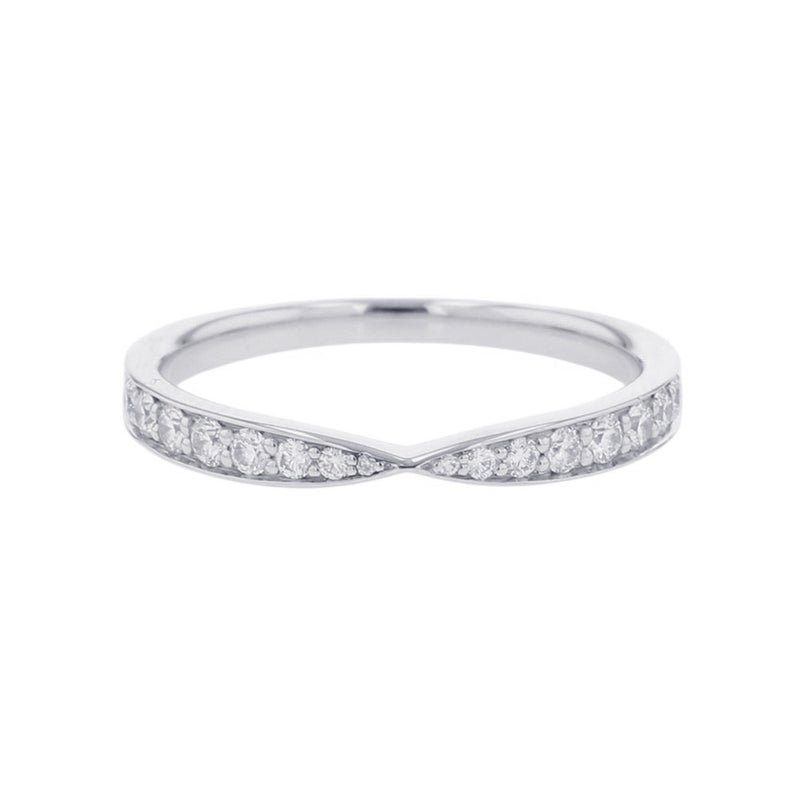ティファニー リング ハーモニー バンド ダイヤモンド 計約0.23ct Pt950プラチナ リングサイズ約11号 Tiffany&Co. 指輪