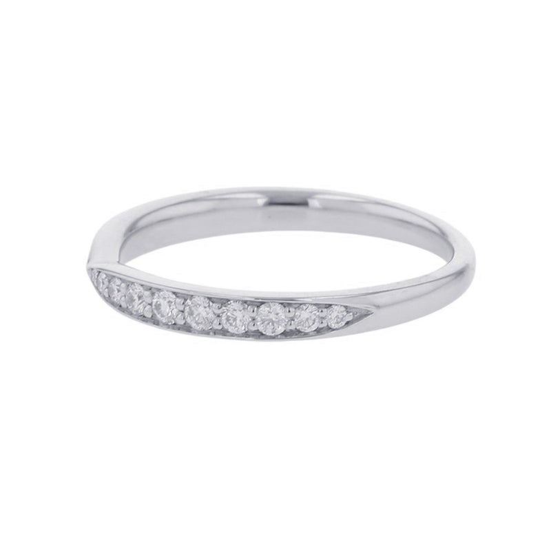 ティファニー リング ハーモニー バンド ダイヤモンド 計約0.23ct Pt950プラチナ リングサイズ約11号 Tiffany&Co. 指輪