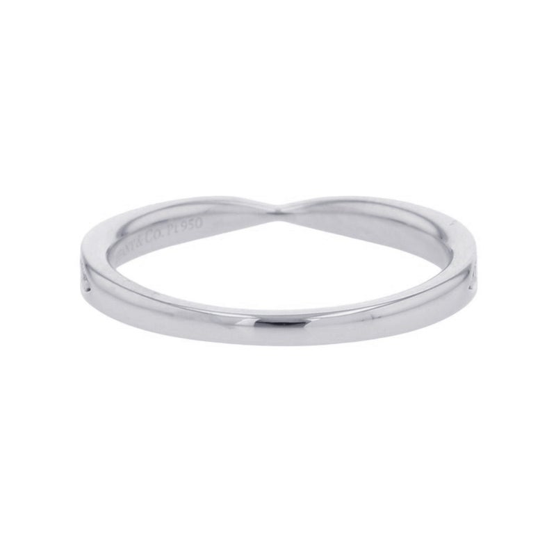 ティファニー リング ハーモニー バンド ダイヤモンド 計約0.23ct Pt950プラチナ リングサイズ約11号 Tiffany&Co. 指輪