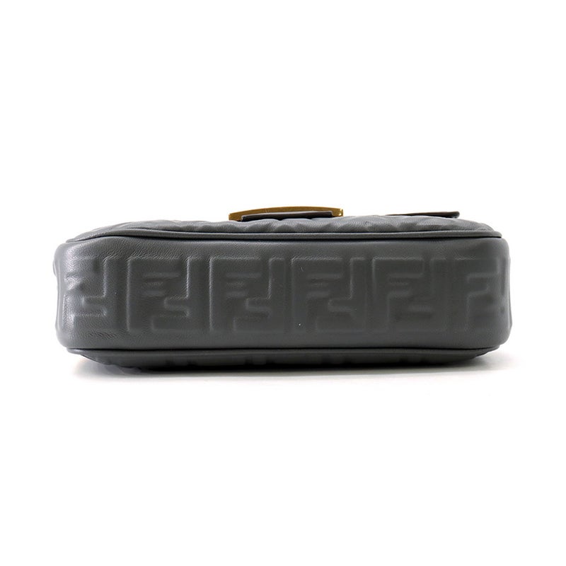 フェンディ ショルダーバッグ バゲット チェーン ミディ レザー 8BR793 FENDI 2way