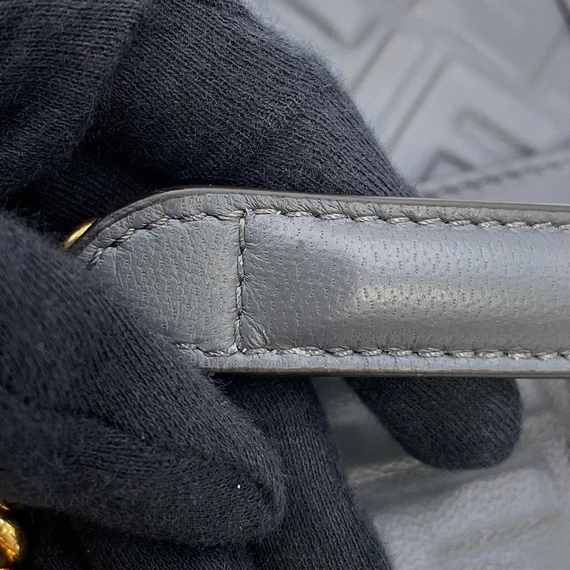 フェンディ ショルダーバッグ バゲット チェーン ミディ レザー 8BR793 FENDI 2way