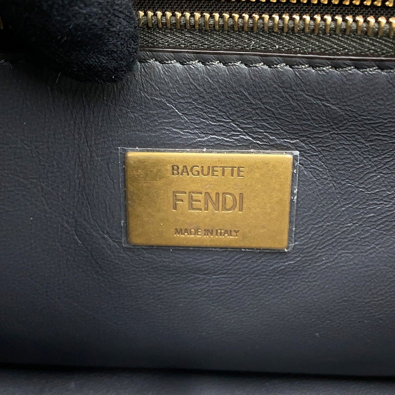 フェンディ ショルダーバッグ バゲット チェーン ミディ レザー 8BR793 FENDI 2way