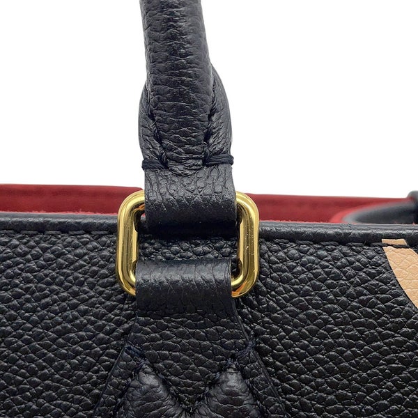 ルイヴィトン トートバッグ モノグラム・アンプラント オンザゴーPM M45659 2wayショルダーバッグ 黒 ブラック