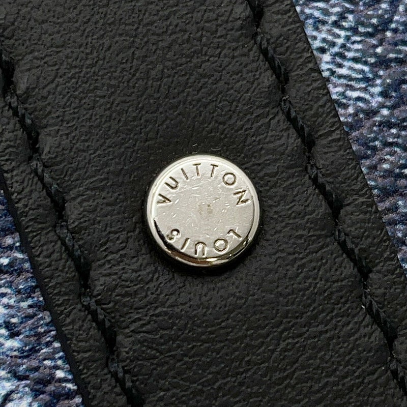 ルイヴィトン ボディバッグ ダミエ・ソルト/レザー トランクスリングバッグ N50061 LOUIS VUITTON 2way ショルダーバッグ