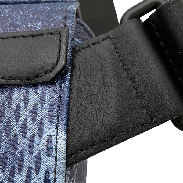 ルイヴィトン ボディバッグ ダミエ・ソルト/レザー トランクスリングバッグ N50061 LOUIS VUITTON 2way ショルダーバッグ