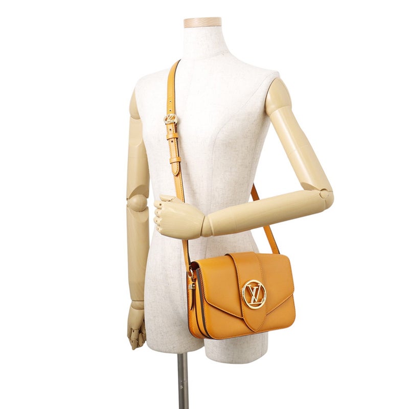 ルイヴィトン ショルダーバッグ スムースレザー LVポンヌフ M55946 LOUIS VUITTON ヴィトン バッグ LVサークルシグネチャー