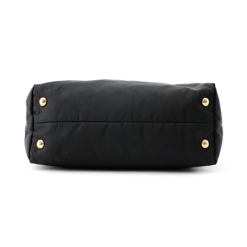 プラダ ハンドバッグ ロゴ ナイロン/レザー BN1615 PRADA 2wayショルダーバッグ 黒