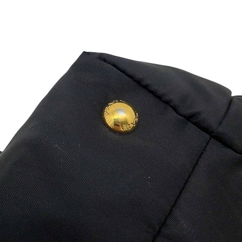 プラダ ハンドバッグ ロゴ ナイロン/レザー BN1615 PRADA 2wayショルダーバッグ 黒