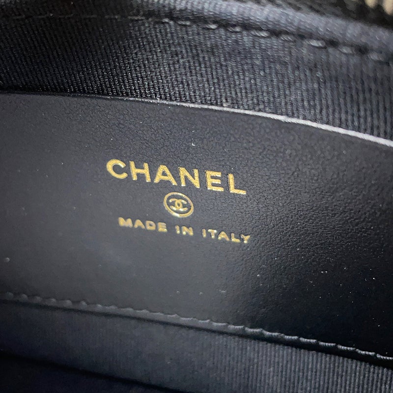 シャネル チェーンショルダーバッグ マトラッセ ココマーク ラムスキン AP3487 CHANEL バッグ 黒