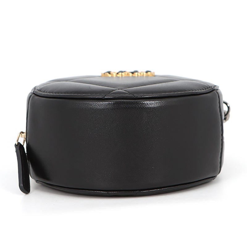 シャネル チェーンショルダーバッグ シャネル19 マトラッセ ココマーク ラムスキン AP0945 CHANEL 黒