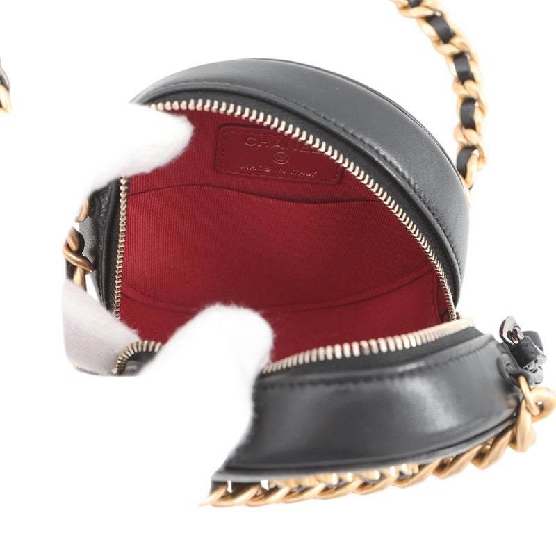 シャネル チェーンショルダーバッグ シャネル19 マトラッセ ココマーク ラムスキン AP0945 CHANEL 黒