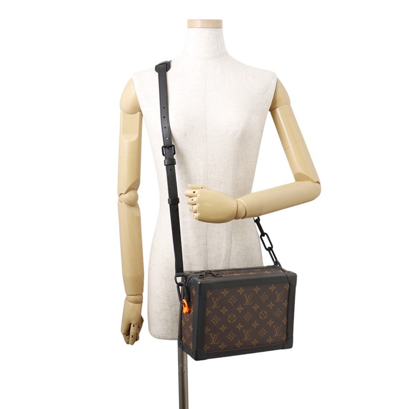 ルイヴィトン ショルダーバッグ モノグラム・ソーラーレイ ソフトトランク M44478 ヴァージル・アブロー 黒 ブラック