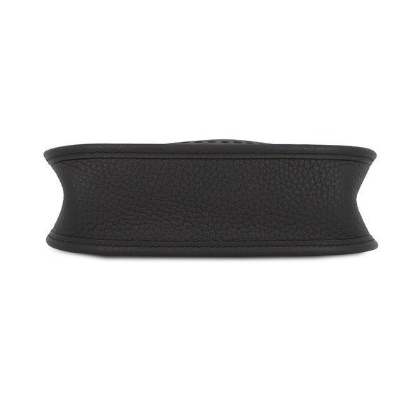 エルメス ショルダーバッグ エブリンTPM 111cm アマゾン ブラック/シルバー金具 トリヨンクレマンス K刻印 HERMES 黒