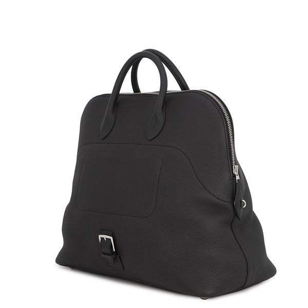 エルメス ハンドバッグ ボリード・ア・ドス ブラック/シルバー金具 トゴ W刻印 HERMES 2wayバッグ 黒