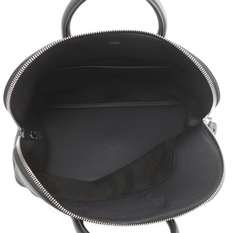 エルメス ハンドバッグ ボリード・ア・ドス ブラック/シルバー金具 トゴ W刻印 HERMES 2wayバッグ 黒