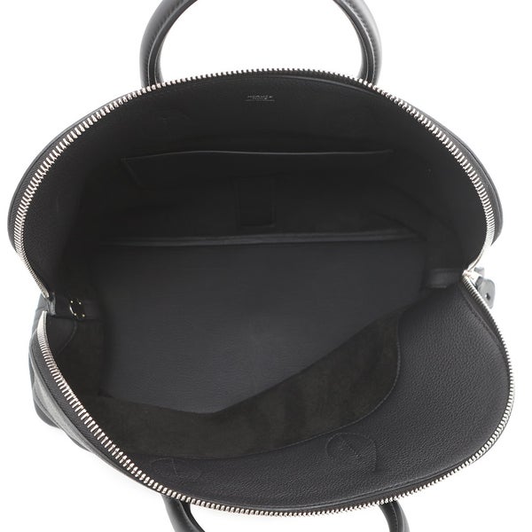 エルメス ハンドバッグ ボリード・ア・ドス ブラック/シルバー金具 トゴ W刻印 HERMES 2wayバッグ 黒