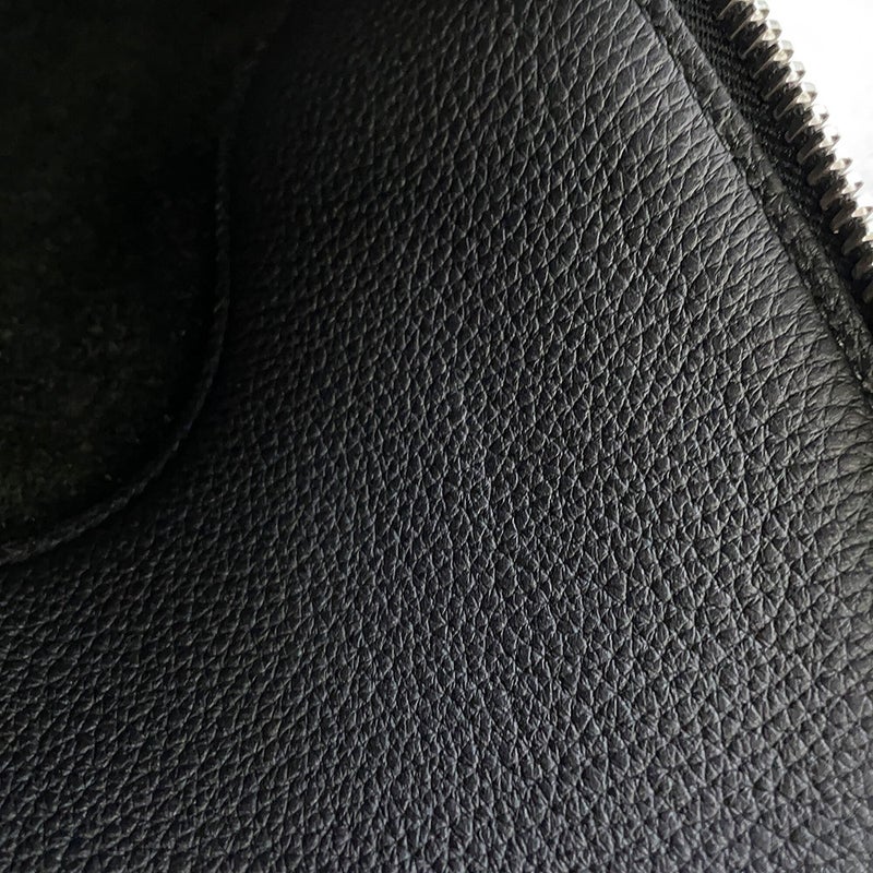 エルメス ハンドバッグ ボリード・ア・ドス ブラック/シルバー金具 トゴ W刻印 HERMES 2wayバッグ 黒