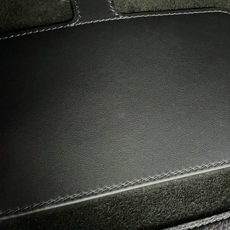 エルメス ハンドバッグ ボリード・ア・ドス ブラック/シルバー金具 トゴ W刻印 HERMES 2wayバッグ 黒