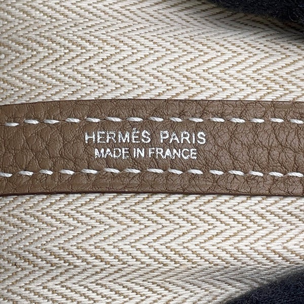 エルメス トートバッグ ガーデンパーティTPM エトゥープ/シルバー金具 ネゴンダ G刻印 HERMES Garden Party