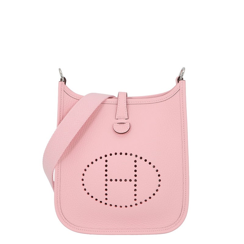 エルメス ショルダーバッグ エブリンTPM 111cm ローズサクラ/シルバー金具 トリヨンクレマンス K刻印 HERMES