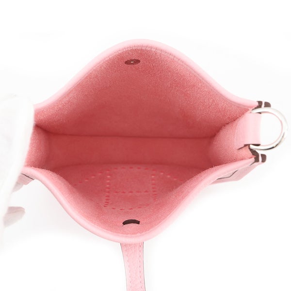 エルメス ショルダーバッグ エブリンTPM 111cm ローズサクラ/シルバー金具 トリヨンクレマンス K刻印 HERMES