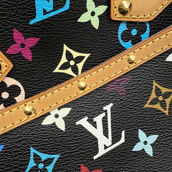 ルイヴィトン ハンドバッグ モノグラム・マルチカラー トゥルーヴィル M92662 LOUIS VUITTON ブラック 黒