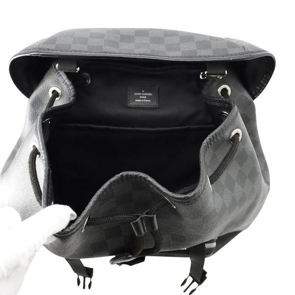 ルイヴィトン リュック ダミエ・グラフィット ザック・バックパック N40005 LOUIS VUITTON ヴィトン メンズ ブラック 黒