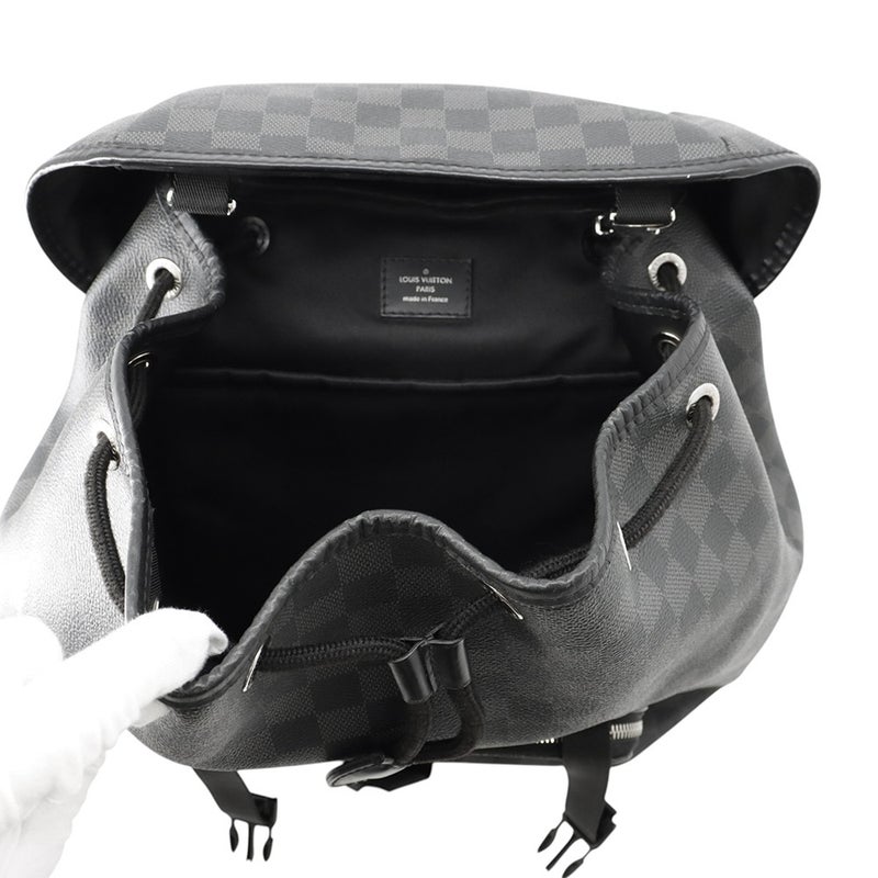 ルイヴィトン リュック ダミエ・グラフィット ザック・バックパック N40005 LOUIS VUITTON ヴィトン メンズ ブラック 黒