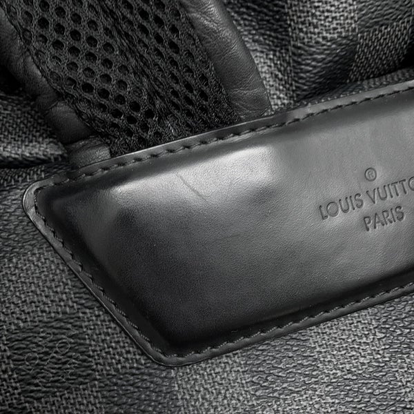 ルイヴィトン リュック ダミエ・グラフィット ザック・バックパック N40005 LOUIS VUITTON ヴィトン メンズ ブラック 黒